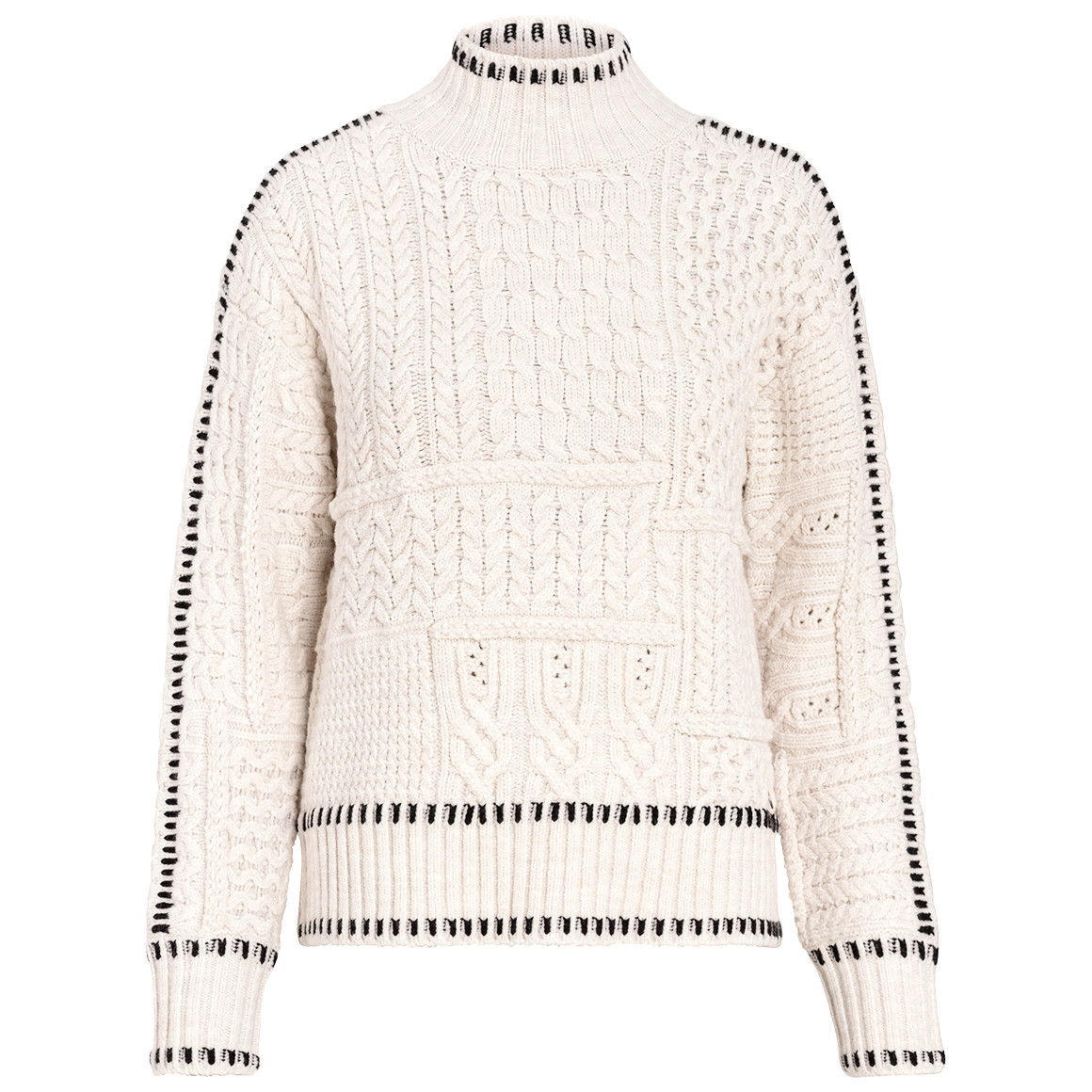 Damen Pullover mit Zopfmuster von Gina Benotti