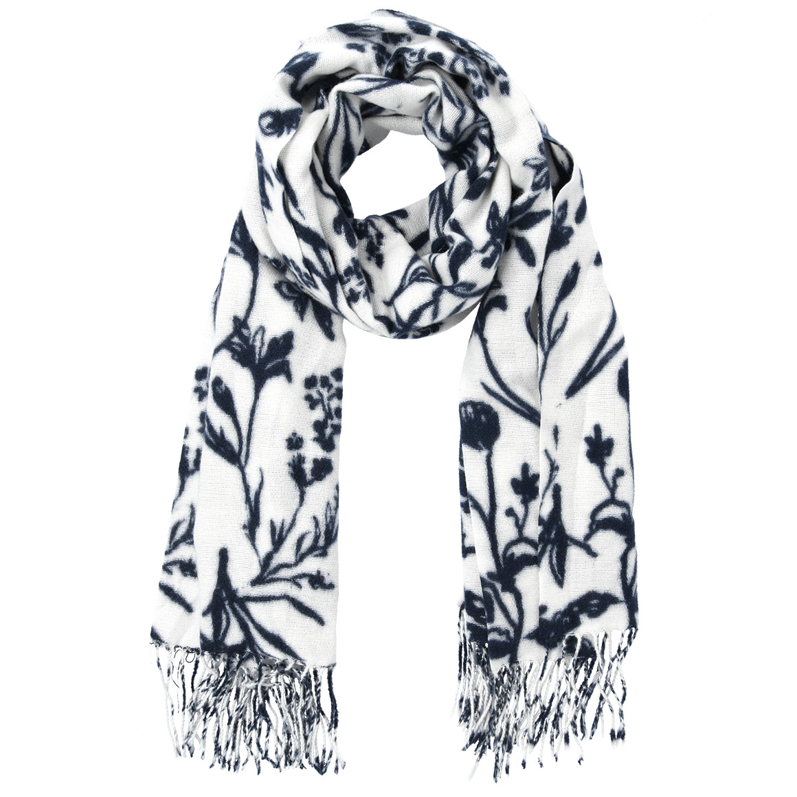 Damen Schal mit floralem Muster von Gina Benotti