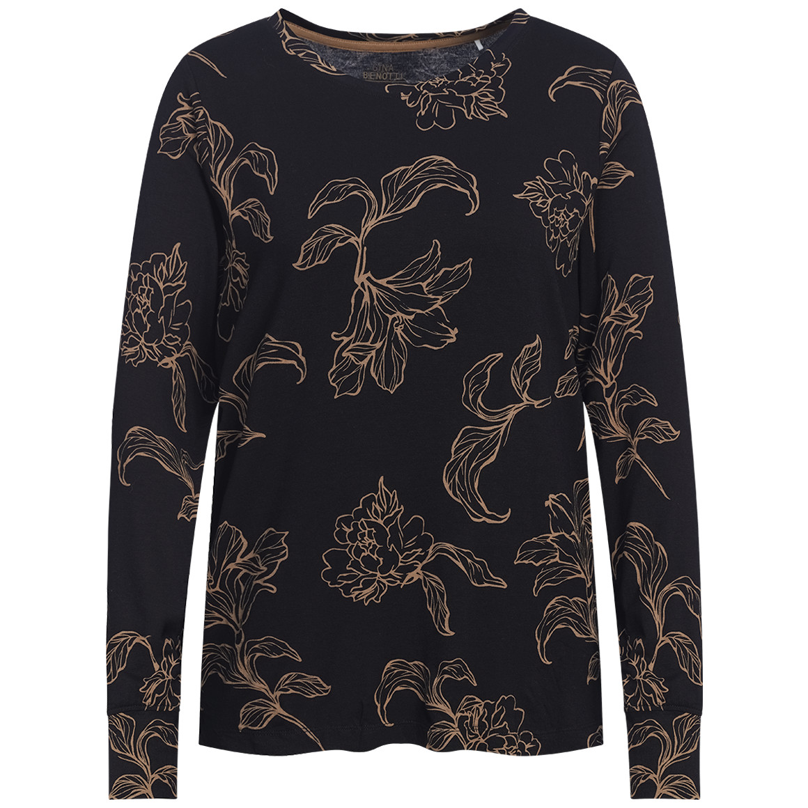 Damen Schlafshirt mit Allover-Print von Gina Benotti