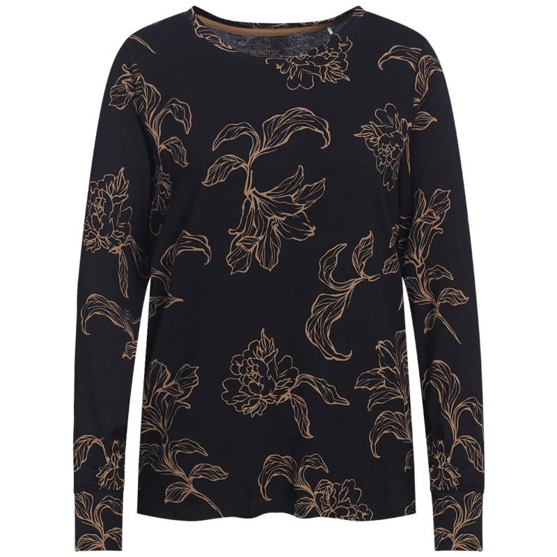 Damen Schlafshirt mit Allover-Print von Gina Benotti