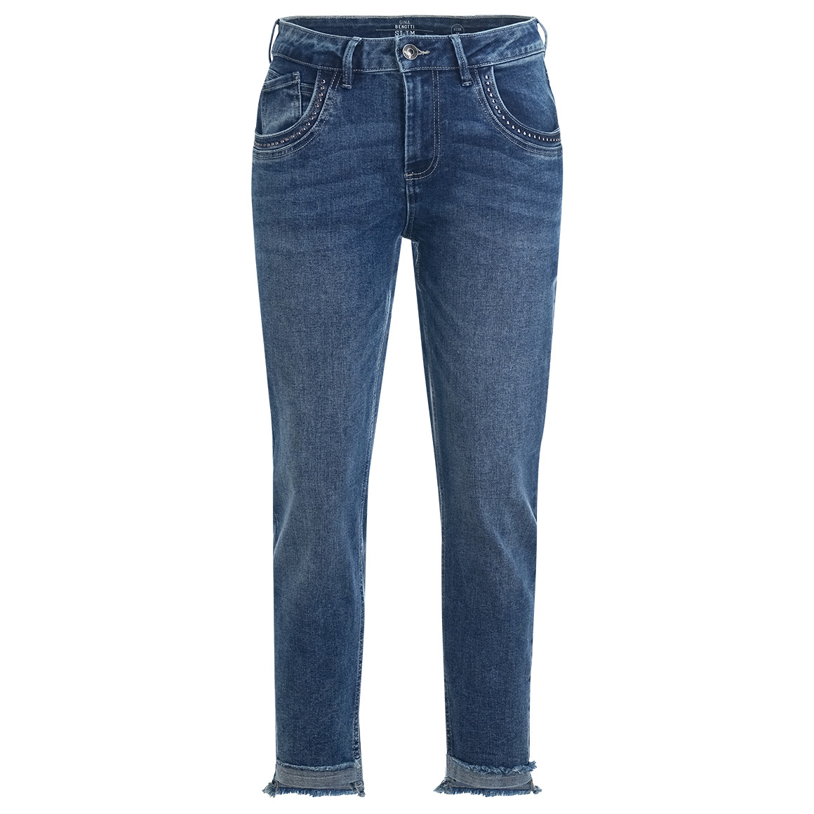 Damen Slim-Jeans mit Nieten Damen Slim-Jeans mit Nieten von Gina Benotti