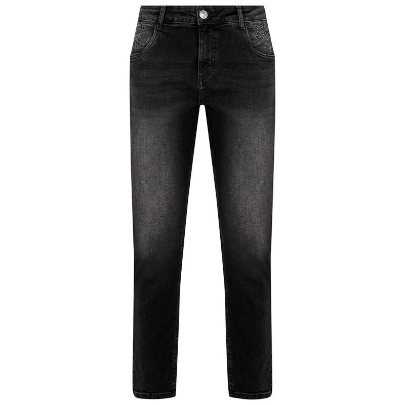 Damen Slim-Jeans mit Used-Waschung von Gina Benotti