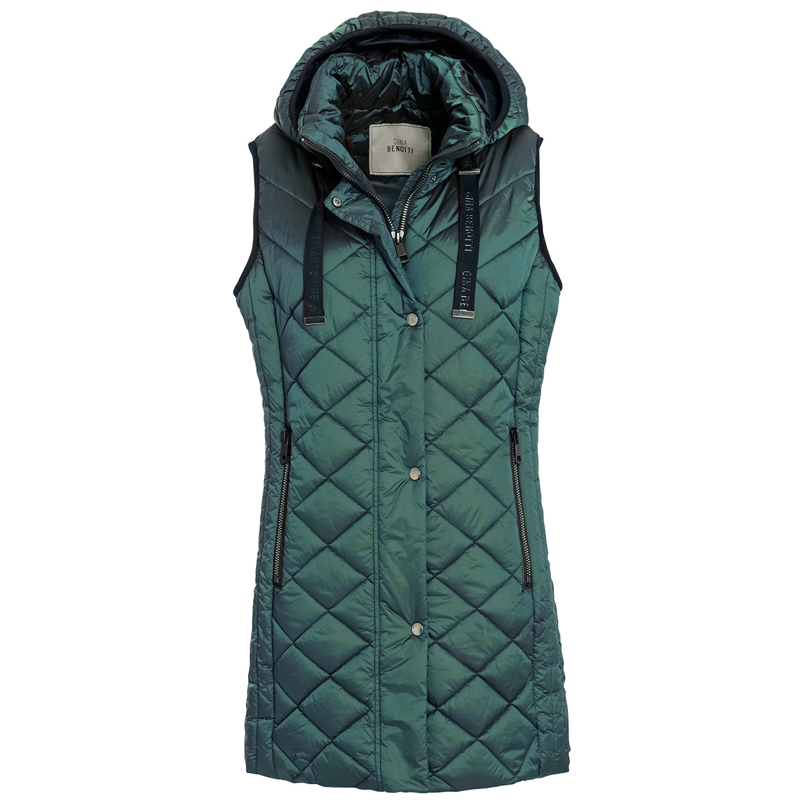 Damen Steppweste mit abnehmbarer Kapuze von Gina Benotti