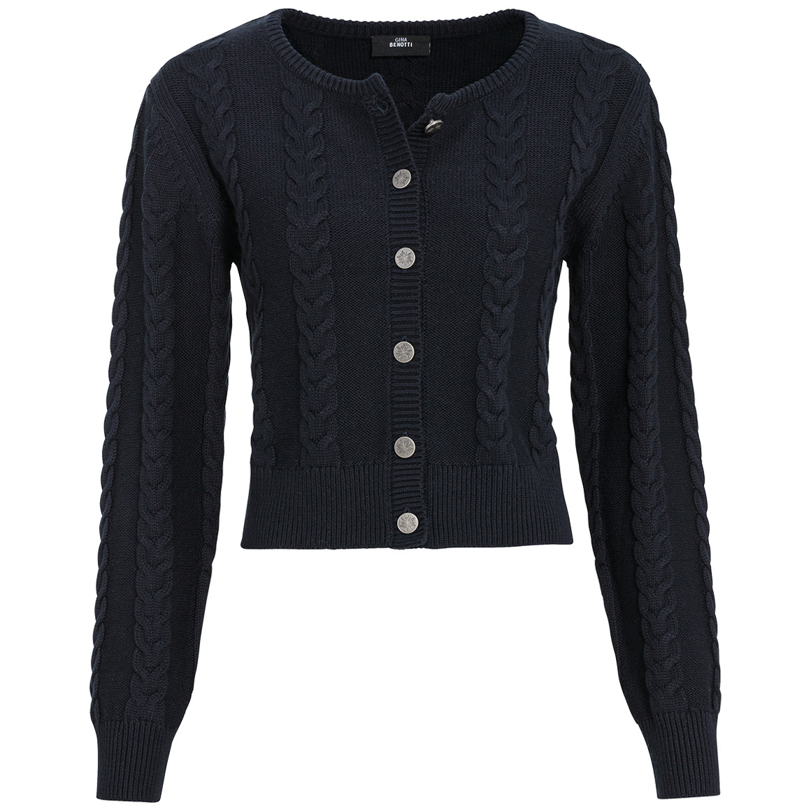 Damen Strickjacke in Flecht-Struktur Damen Strickjacke in Flecht-Struktur von Gina Benotti
