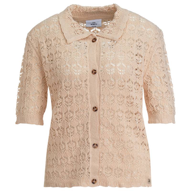 Damen Strickjacke mit Ajour-Muster von Gina Benotti