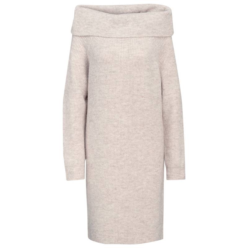 Damen Strickkleid mit Carmenkragen von Gina Benotti