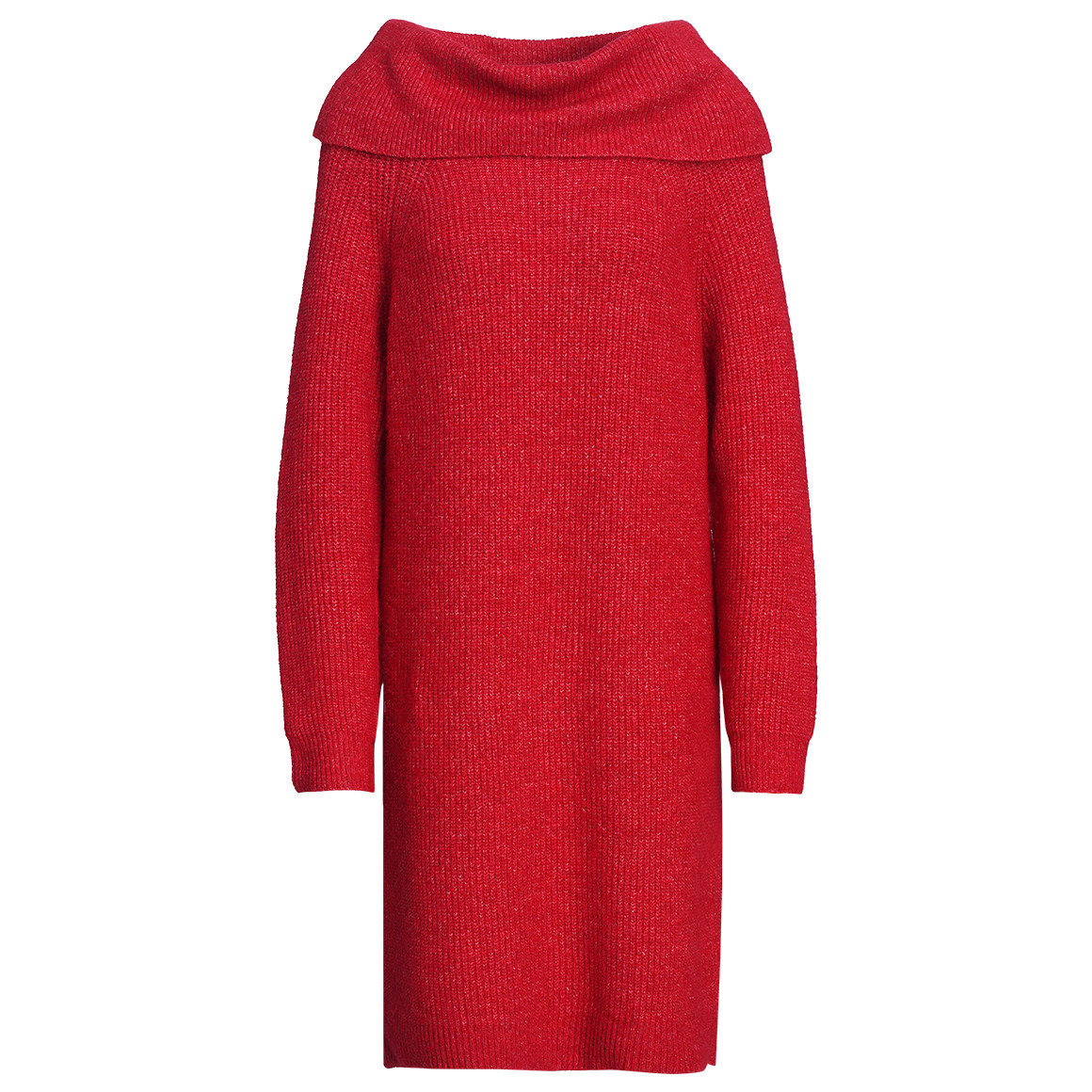 Damen Strickkleid mit Carmenkragen von Gina Benotti