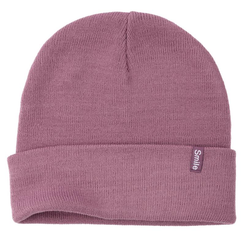 Damen Strickmütze mit kleinem Aufnäher Damen Strickmütze mit kleinem Aufnäher von Gina Benotti