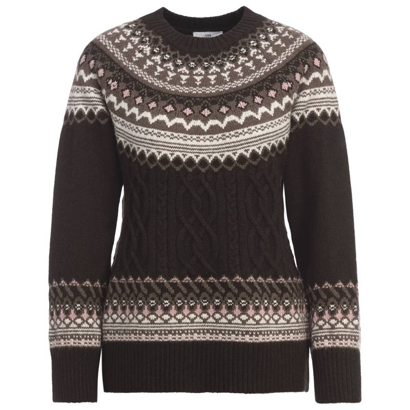 Damen Strickpullover mit Norweger-Muster von Gina Benotti