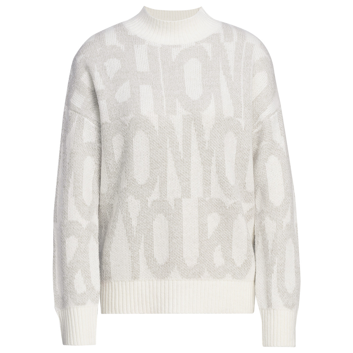 Damen Strickpullover mit Schriftzügen von Gina Benotti