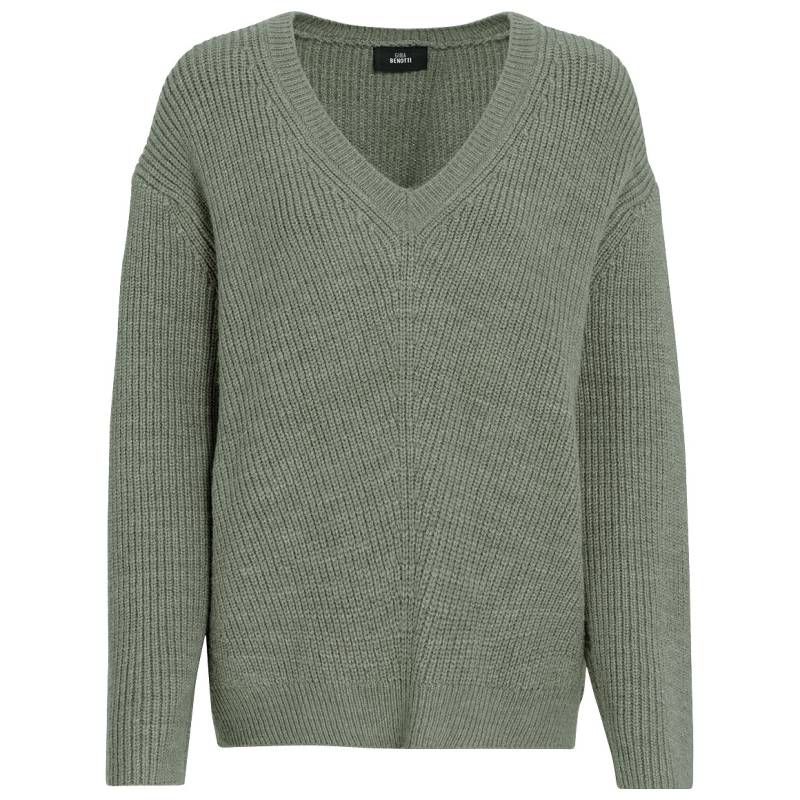 Damen Strickpullover mit V-Ausschnitt von Gina Benotti