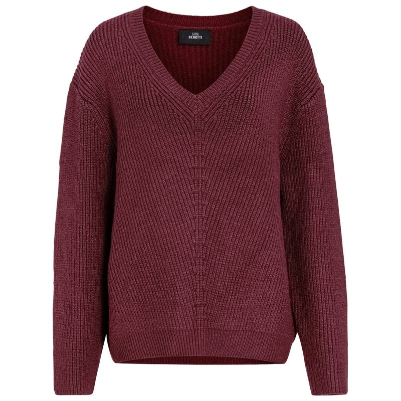 Damen Strickpullover mit V-Ausschnitt von Gina Benotti