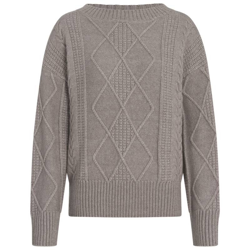 Damen Strickpullover mit Zopfmuster von Gina Benotti