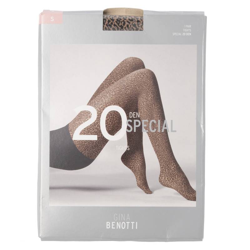 Damen Strumpfhose mit Leo-Muster von Gina Benotti