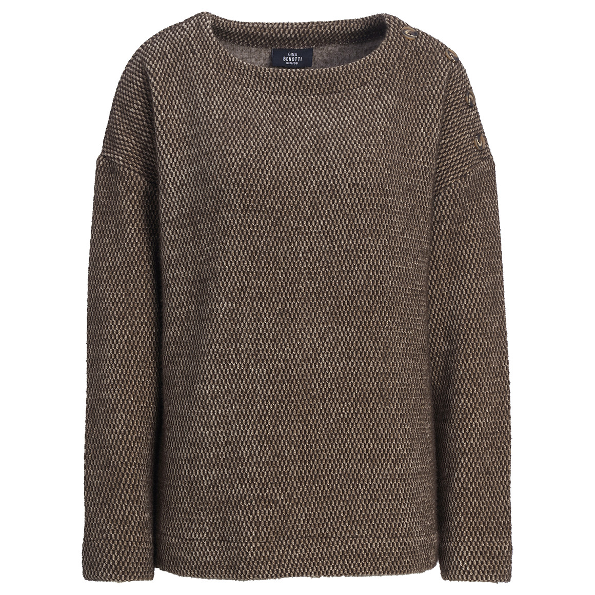 Damen Sweatshirt in Strick-Optik von Gina Benotti