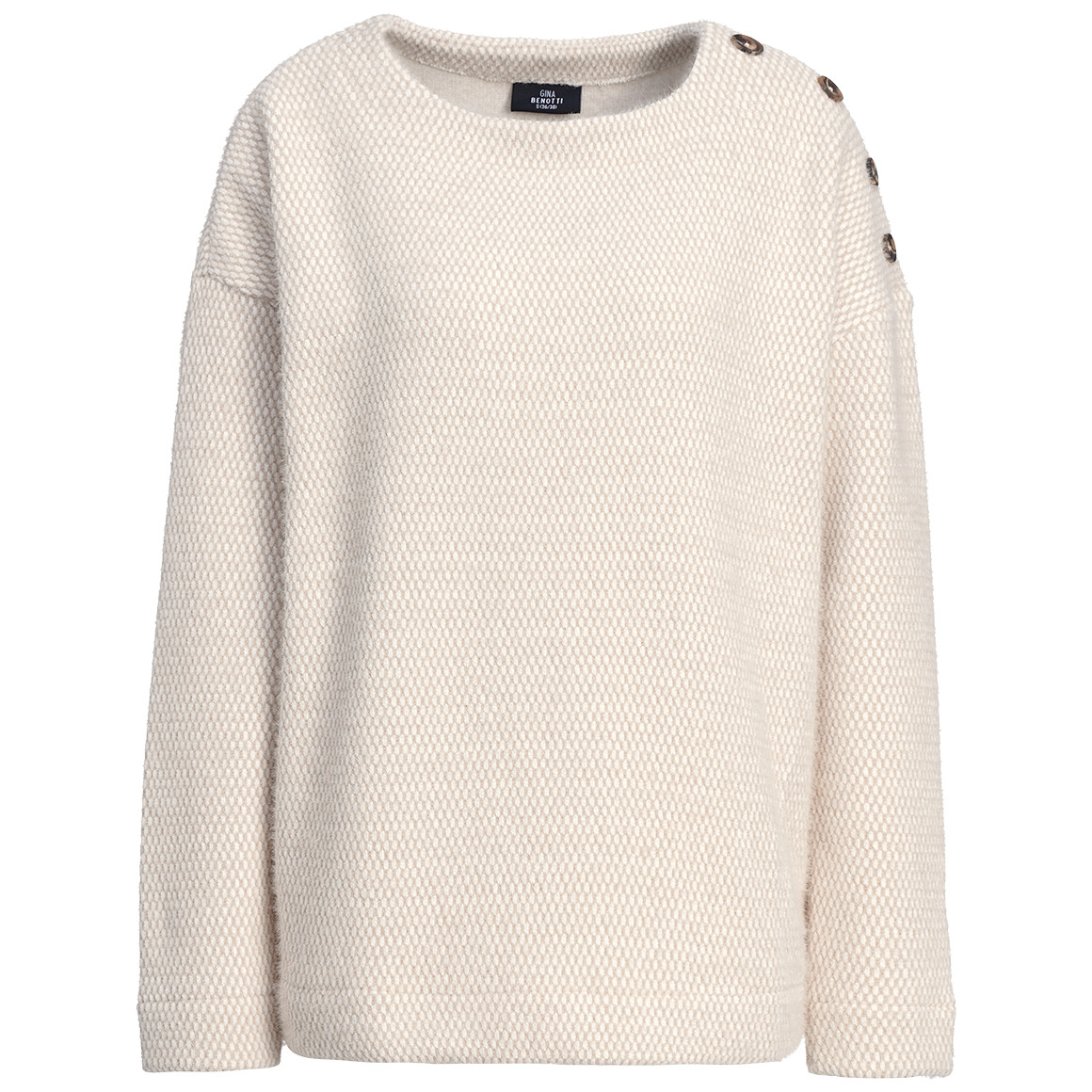 Damen Sweatshirt in Strick-Optik von Gina Benotti