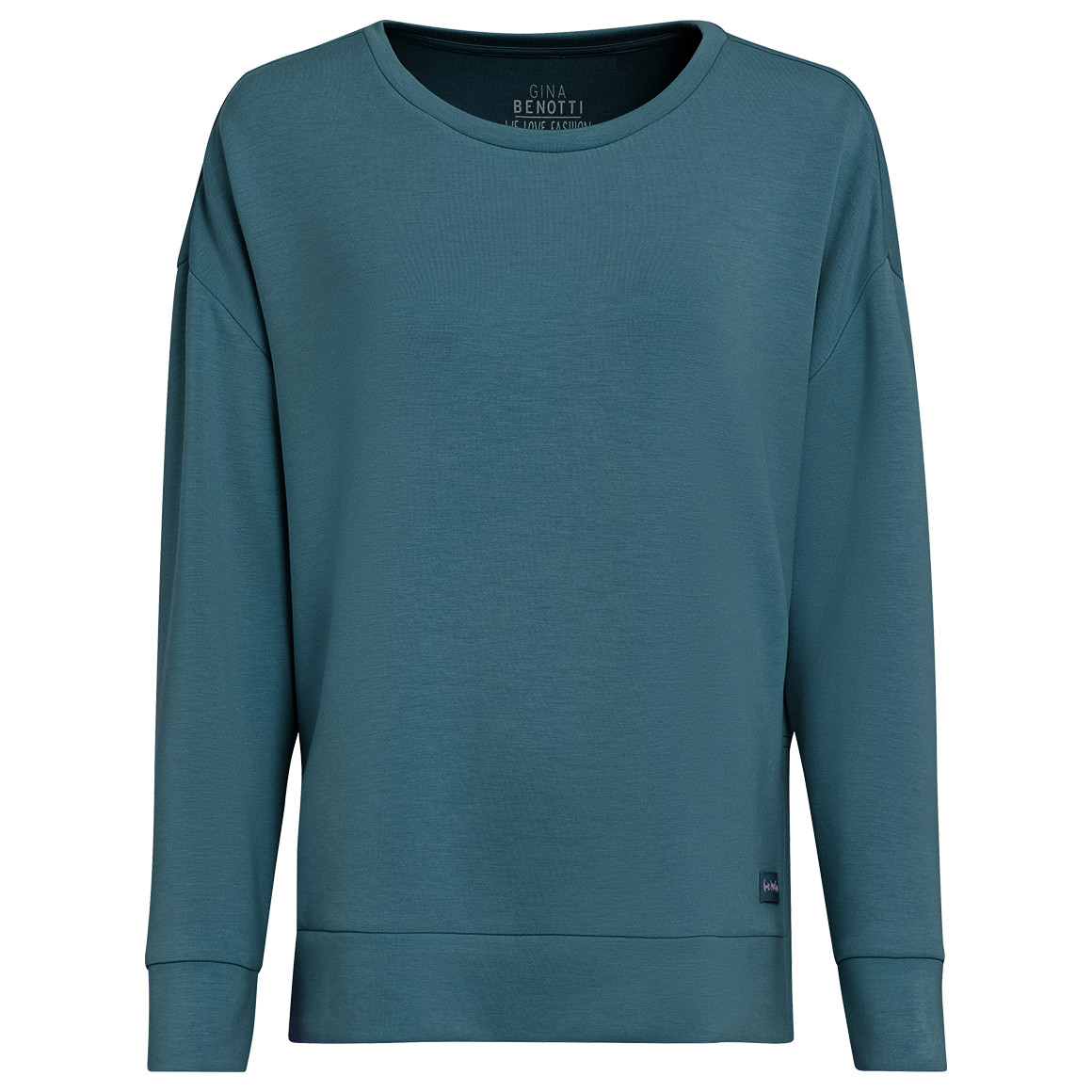 Damen Sweatshirt mit geschlitztem Saum von Gina Benotti