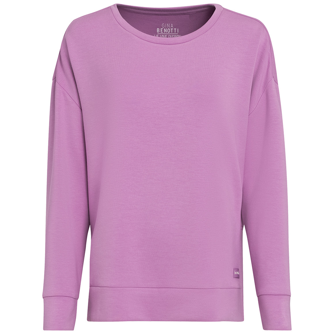 Damen Sweatshirt mit geschlitztem Saum von Gina Benotti