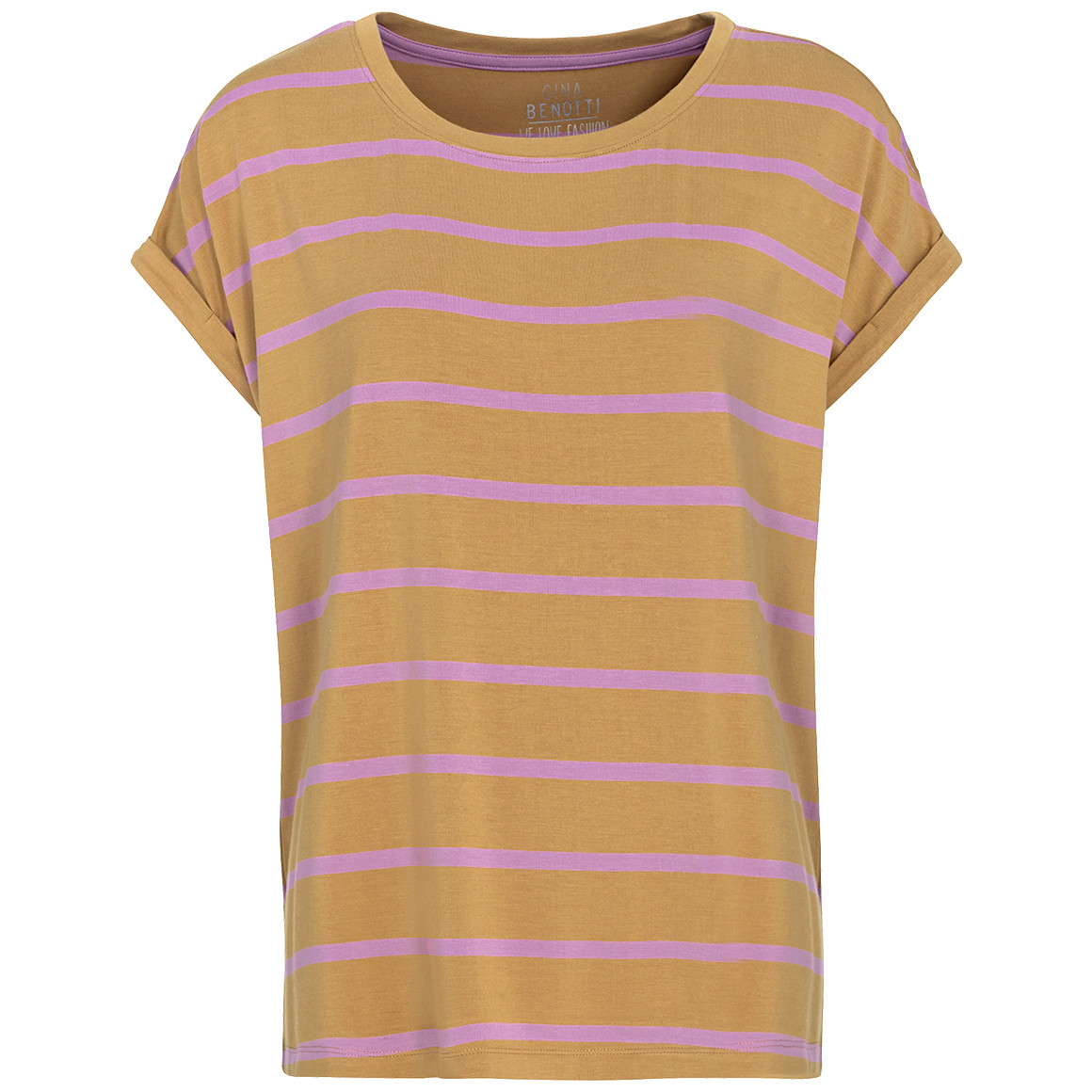 Damen T-Shirt mit Streifen Damen T-Shirt mit Streifen von Gina Benotti