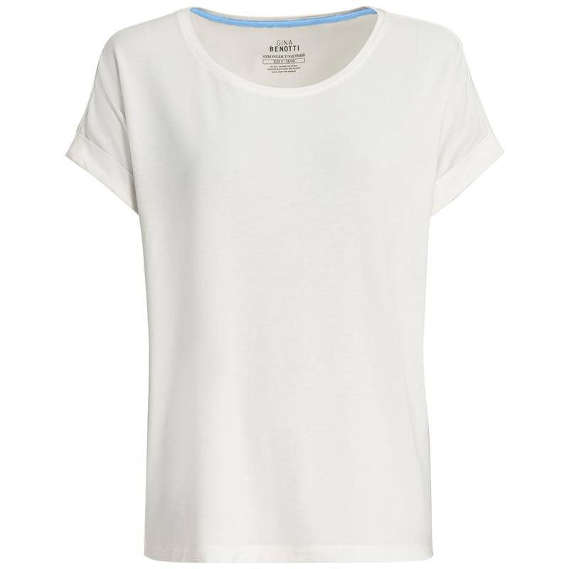 Damen T-Shirt mit fixierten Turn-ups von Gina Benotti