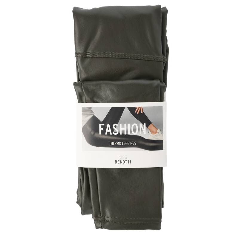 Damen Thermo-Leggings aus Lederimitat von Gina Benotti