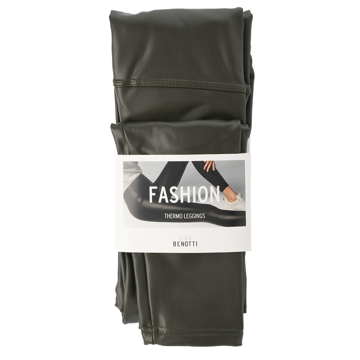 Damen Thermo-Leggings aus Lederimitat von Gina Benotti