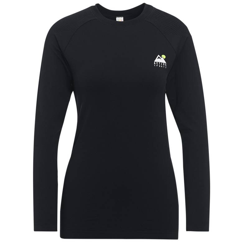 Damen Thermo-Shirt mit Rippstruktur von Gina Benotti