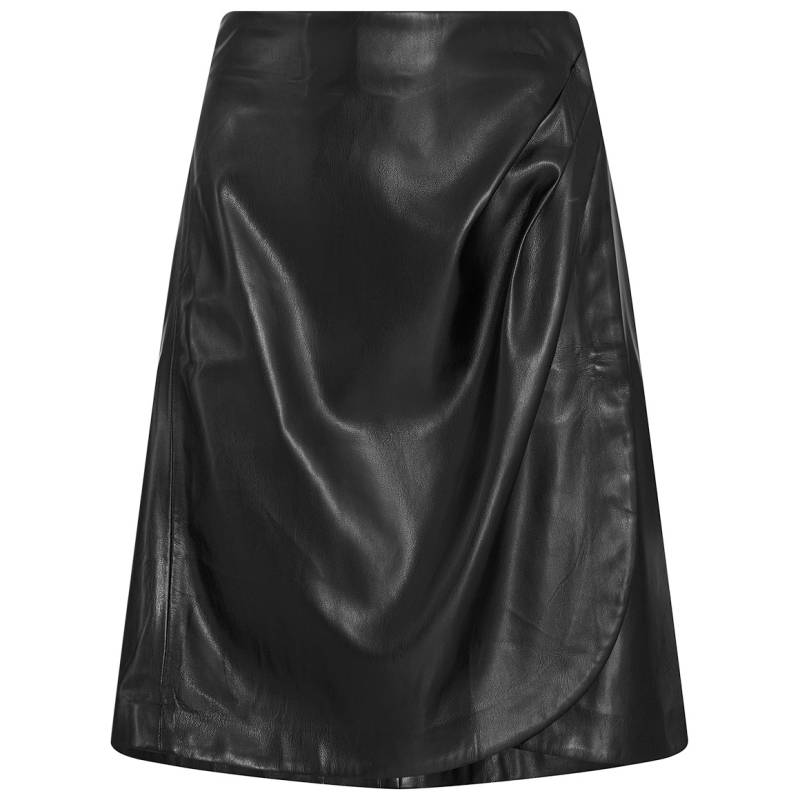 Damen Wickelrock in Leder-Optik von Gina Benotti