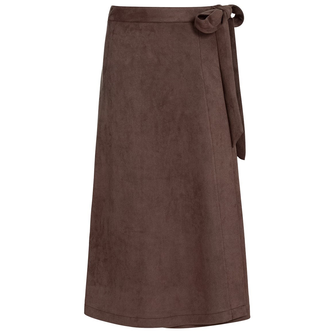 Damen Wickelrock in Veloursleder-Optik von Gina Benotti