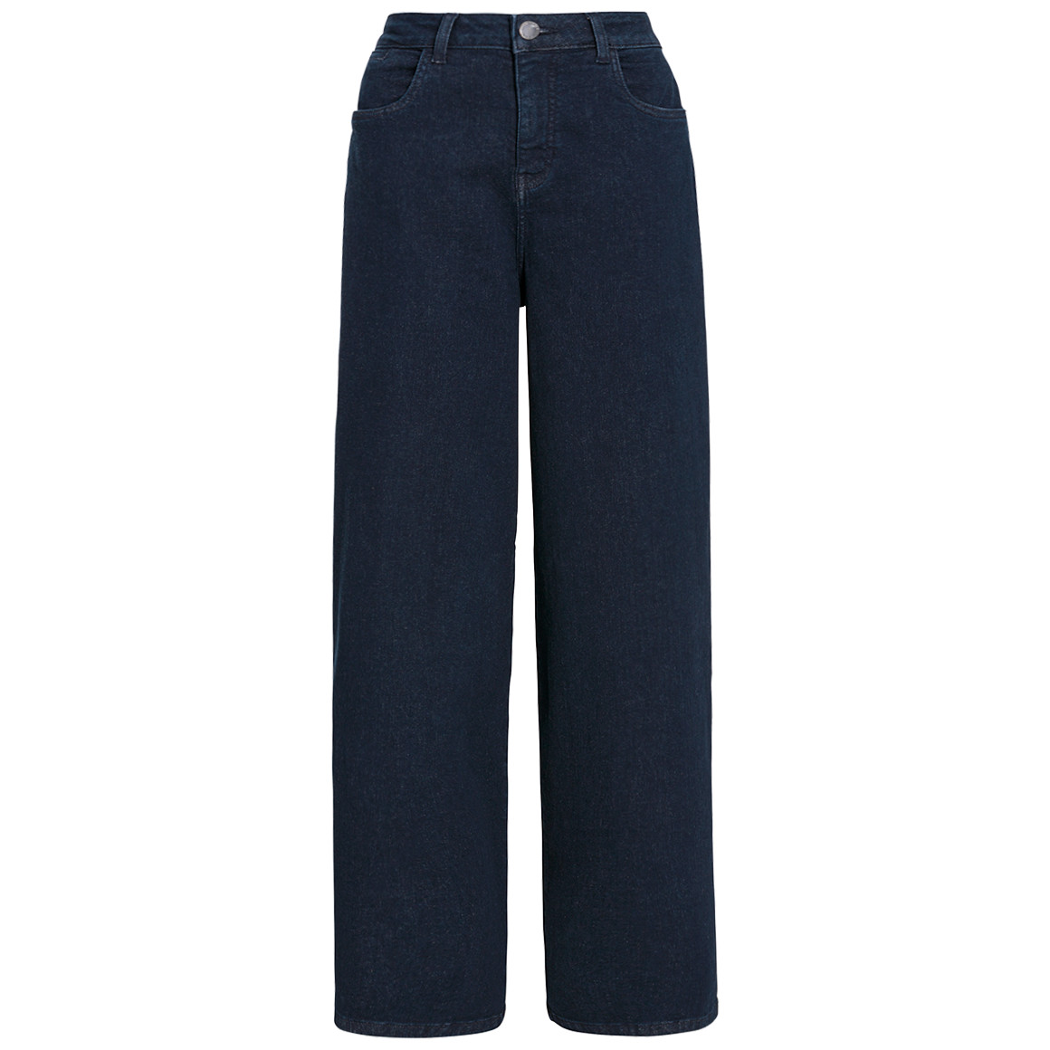 Damen Wide-Leg-Jeans aus Raw-Denim Damen Wide-Leg-Jeans aus Raw-Denim von Gina Benotti