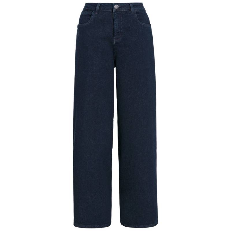 Damen Wide-Leg-Jeans aus Raw-Denim von Gina Benotti