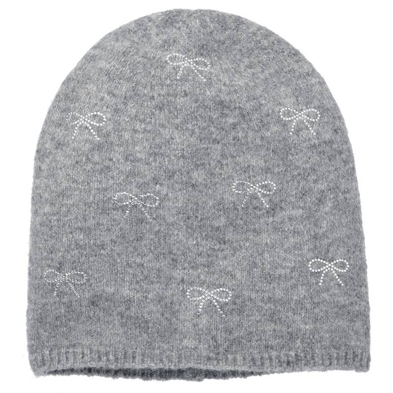 Damen Winterbeanie mit Ziersteinen von Gina Benotti