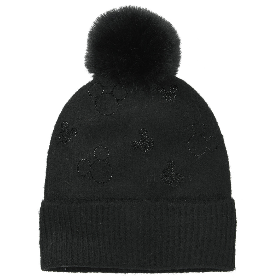 Micky Maus Wintermütze mit Ziersteinen von Gina Benotti