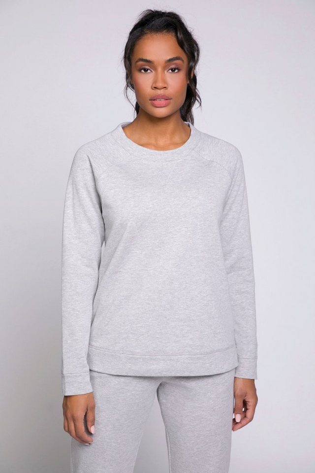 Gina Laura Sweatshirt Sweater extraweich Rundhals Raglan-Langarm von Gina Laura