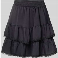 Gina Tricot Minirock mit Häkelspitze Modell 'Boho' in Black, Größe L Gina Tricot Minirock mit Häkelspitze Modell 'Boho' in Black, Größe L von Gina Tricot