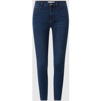 Gina Tricot Skinny Fit High Waist Jeans mit Stretch-Anteil Modell 'Molly' in Dunkelblau, Größe XS von Gina Tricot