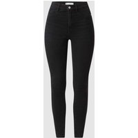 Gina Tricot Skinny Fit Jeans mit Stretch-Anteil Modell 'Molly' in Anthrazit, Größe XS von Gina Tricot