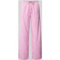 Gina Tricot Wide Leg Leinenhose mit Tunnelzug in Pink, Größe M Gina Tricot Wide Leg Leinenhose mit Tunnelzug in Pink, Größe M von Gina Tricot
