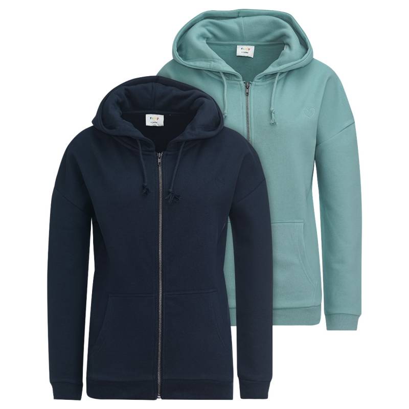2 Damen Sweatjacken im Set von Gina