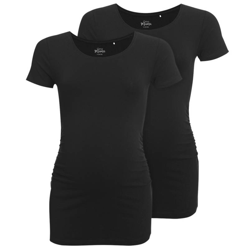 2 Umstands-T-Shirts mit Raffung von Gina
