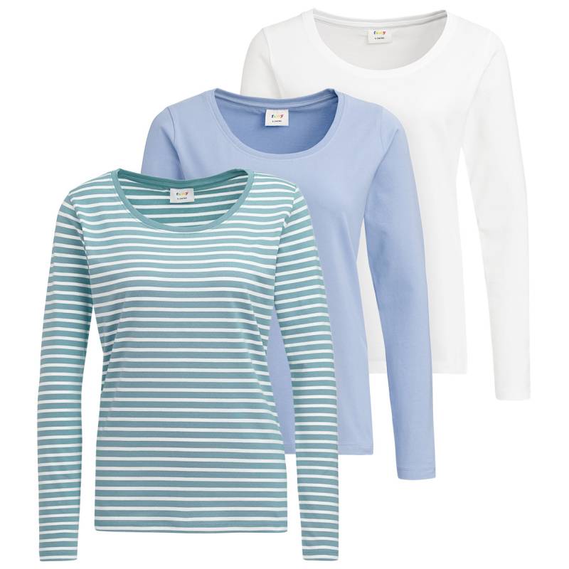 3 Damen Langarmshirts im Set von Gina