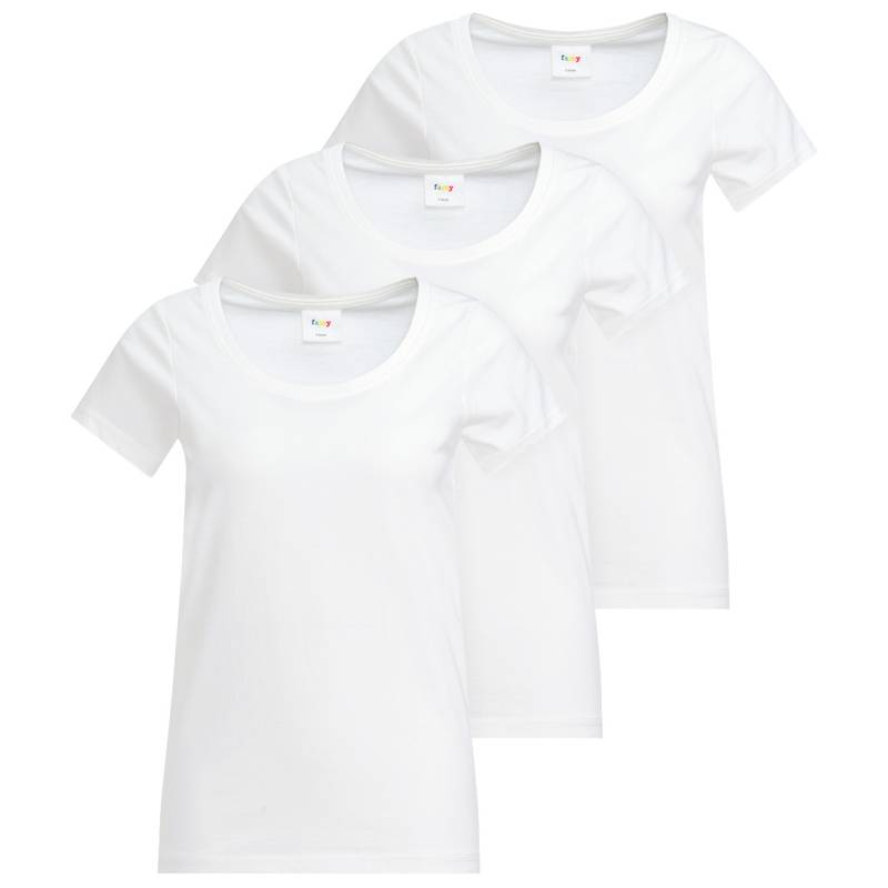 3 Damen T-Shirts im Basic-Look von Gina