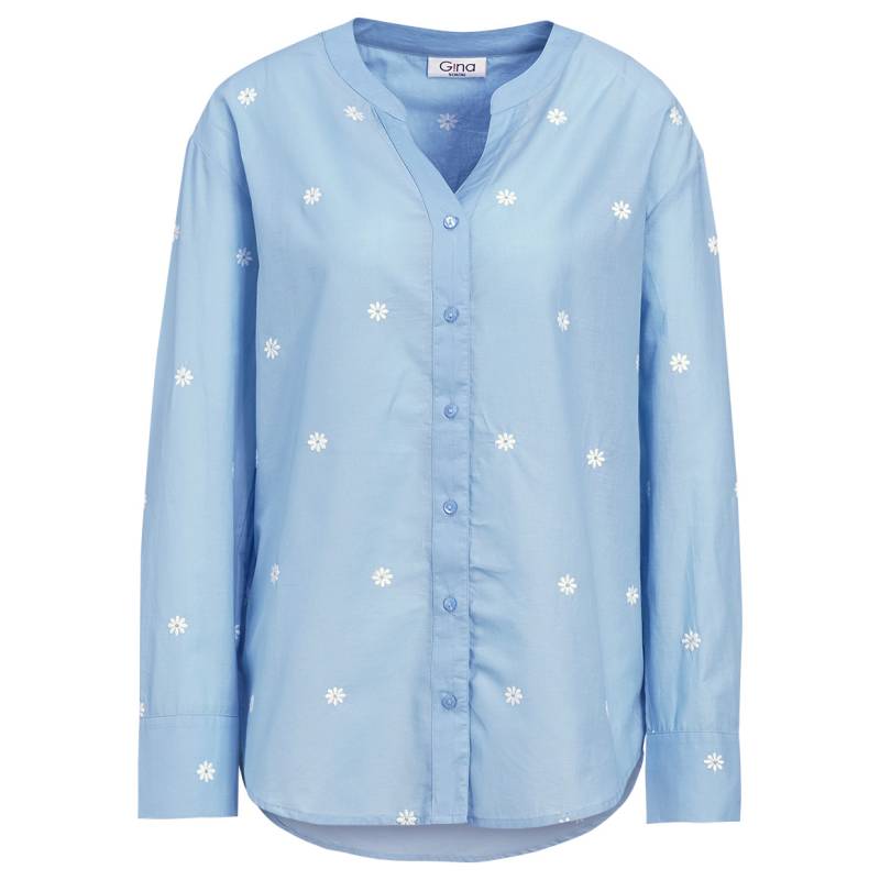 Damen Bluse mit Allover-Stickerei von Gina