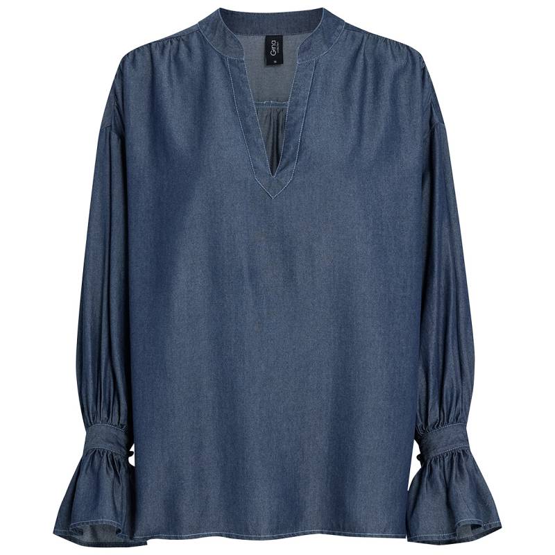 Damen Bluse mit V-Ausschnitt von Gina