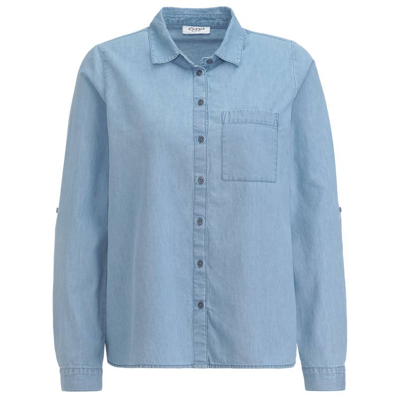 Damen Hemdbluse aus leichtem Denim von Gina
