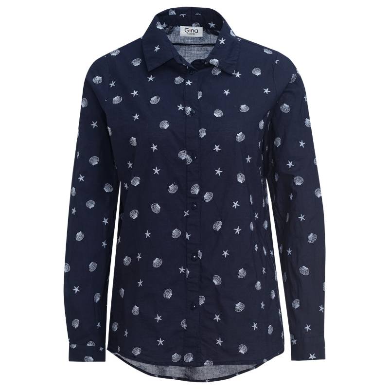 Damen Hemdbluse mit rundem Saum von Gina