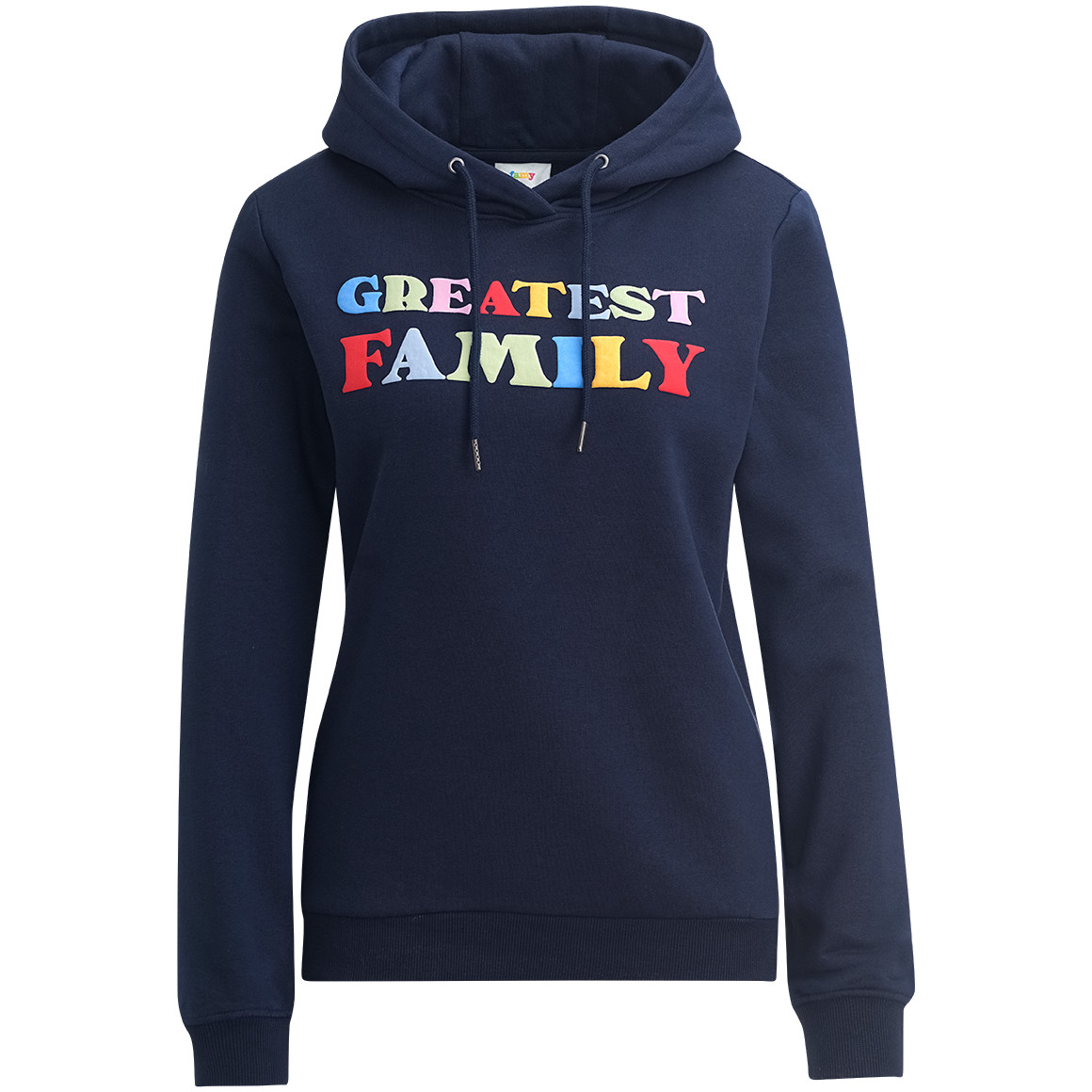 Damen Hoodie mit Message-Print von Gina