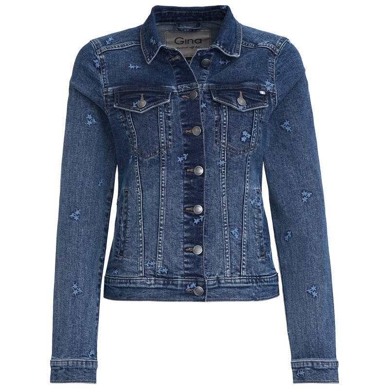 Damen Jeansjacke in Denim-Optik von Gina