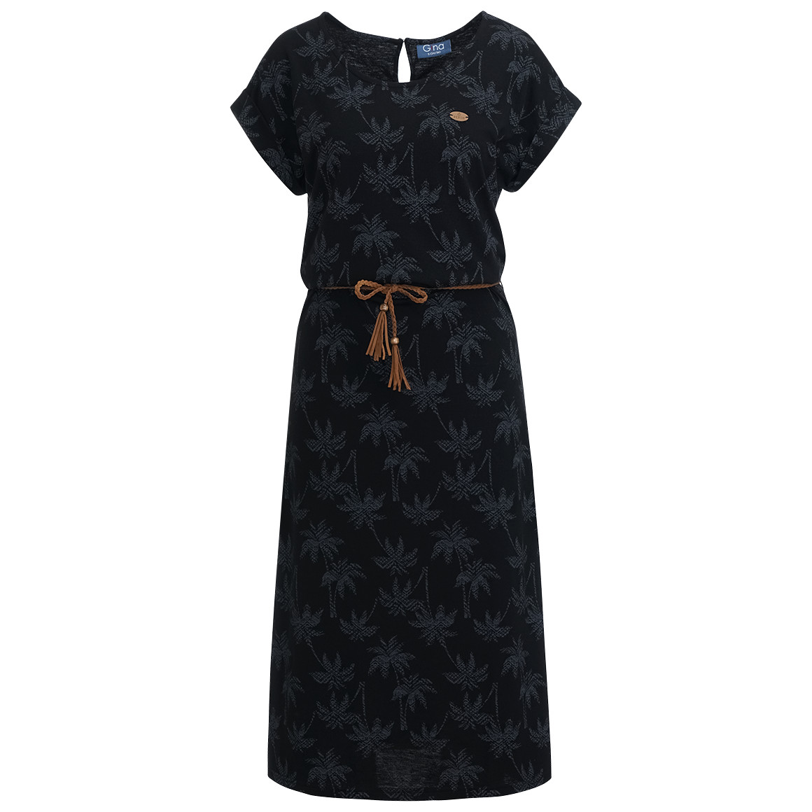 Damen Kleid mit Allover-Muster von Gina