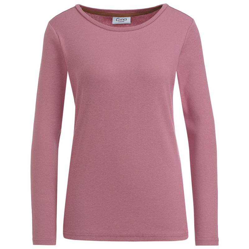 Damen Langarmshirt in Feinripp von Gina